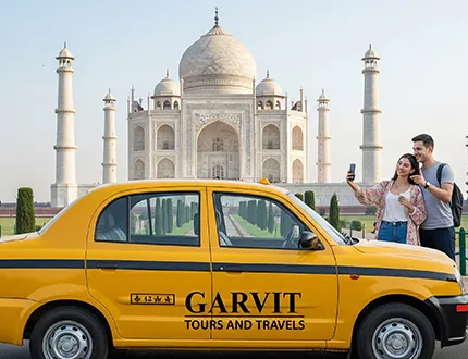 Golden Triangle Tour Taxi - Taj Mahal, India Gate, Hawa Mahal