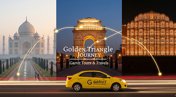 Taj Mahal, India Gate, Hawa Mahal composite