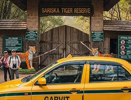 Jaipur to Sariska Taxi Service